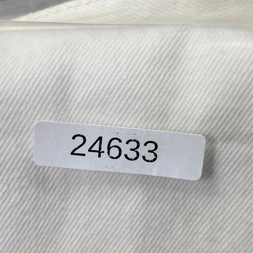 Levi's 501 Original Fit Jeans Mens 36x34 White Straight Leg Button Fly Denim